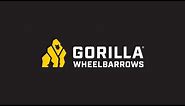 Gorilla 8 Cu Ft Poly Wheelbarrow Quick Change Wheel System