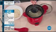 DASH 2Cup Mini Rice Cooker with 14 Recipes
