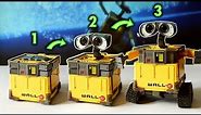Transforming Wall E Toy with Stop Motion Animation