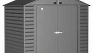 Arrow 8-ft x 6-ft Select Galvanized Steel Storage Shed Lowes.com
