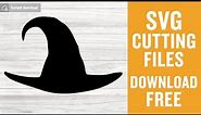 Witch Hat Svg Free Cut File for Cricut