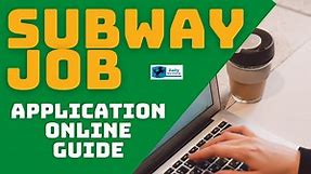 Subway Employment Application ≡ Fill Out PDF Forms Online