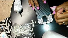 Sparkly DIY Rhinestone Cell Phone Case