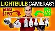 Should you buy a lightbulb security camera? I tested 10 cameras from Amazon from $20-$150.