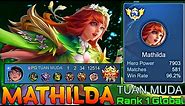 96% Win Rate Mathilda Insane 34 Assists - Top 1 Global Mathilda by TUAN MUDA - Mobile Legends