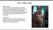 GE 33709 Universal Remote Setup Instructions
