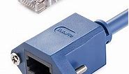 Panel-Mount Ethernet RJ45 Cat5e Extension Cable -- DataPro