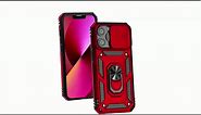 YZOK for iPhone X Case,iPhone Xs Case,with Slide Camera Cover HD Screen Protector,[Camera Protection] [Magnetic Rotate Kickstand] Military Grade Shockproof Heavy Duty Protective Cover-Black