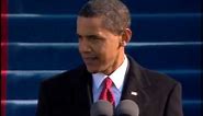 Obama Inauguration Speech