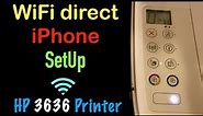 HP DeskJet 3636 WiFi Direct SetUp, iPhone SetUp, review !!