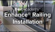How to Install Trex Enhance® Railing for a Deck | Trex® Academy