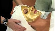 24-karat gold facial at spa
