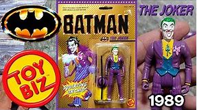 Unboxing a Vintage 1989 Batman, JOKER Action Figure with Squirting Orchid by Toy Biz. DC Comics.