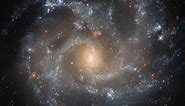 Hubble offers the most perfect view of a gorgeous spiral galaxy