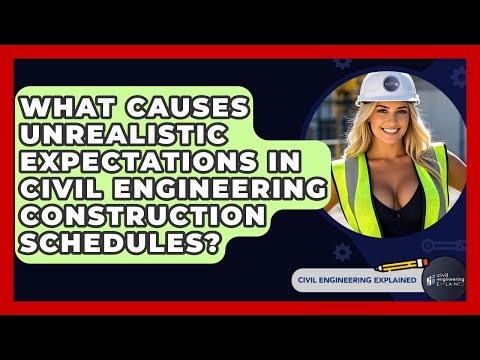 What Causes Unrealistic Expectations In Civil Engineering Construction Schedules?