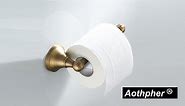 Aothpher Bathroom Toilet Paper Roll Holder,Antique Brass