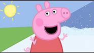 Learning The Weather With Peppa Pig! 🐷☔️ | Hot vs Cold ☀️❄️ Family Kids Cartoon