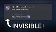 How to have an Invisible Discord Profile