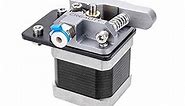 Creality Ender 3 Metal Extruder Kit with 42-40 Stepper Motor, 3D Printer Parts Aluminium Alloy Filament Feeder Bowden Extruder and 42-40 Stepper Motor for Ender 3 V2/Ender 3 Max/Ender 3 Pro (Grey)