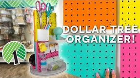 DIY Dollar Tree Pegboard Tool Organizer! | Affordable Craft Room Storage