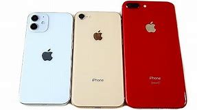 iPhone 12 Mini Size vs iPhone 8