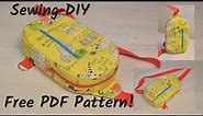 DIY How to Sew a Versatile Canvas Sling Bag | Sewing Tutorial and Free PDF Pattern For Beginners