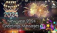 Wishing You a Happy New Year 2024🎆 Inspiring Greeting Messages | Best Greeting Messages for 2024🎉🎆