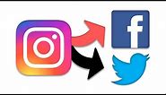 Cómo Vincular Instagram con Facebook y Twitter