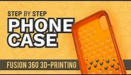 How to 3D Model an iPhone X Phone Case - Learn Autodesk Fusion 360 in 30 Days: Day #10