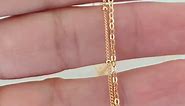 Gold Chain Ankle Bracelet,14K Gold Filled Anklet - Double Layer Anklet - customize length 7-12 inches