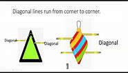 Horizontal, Vertical and Diagonal Lines