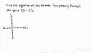 Writing the Equation of a Horizontal Line Through a Given Point | Algebra | Study.com