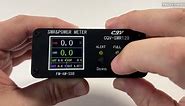 Digital Power & SWR Meter With ALARM Feature! CQV-SWR120
