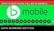 How To Send Please Call Me Request On Bmobile