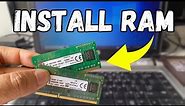 How to Upgrade RAM in Your Laptop 💻