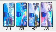 Speed Test: Samsung Galaxy A11 vs A31 vs A51 vs A71! (Boot Up, Gaming & Performance)