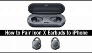 How to Pair Samsung Gear Icon X Earbuds to an iPhone