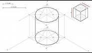 How to draw an Isometric Cylinder