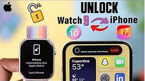 How To Unlock iPhone with Apple Watch 9! [Vice Versa]