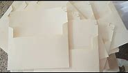 DIY A7 Envelope Tutorial - Wedding Envelopes - Elegant Wedding - 5x7 Envelopes Handmade