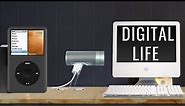 The "digital life" Mac! - Setting up the iPod Classic & Firewire iSight camera on the iMac G5