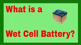 What is a Wet Cell Battery