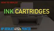 HP DeskJet 4152e Ink Cartridge Replacement Video.