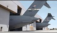 How the US Air Force Parks its Aircraft too Large to Fit Hangars