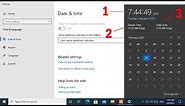 How to add multiple time zone clocks on Windows 10