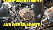 Real World Motorcycle Chain/Belt adjustment/advice