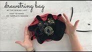 Drawstring Jewelry Bag DIY | Free Pattern