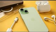 Apple iPhone 15 & New AirPods Pro 2 Unboxing with Accessories