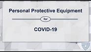 NETEC: Personal Protective Equipment for COVID-19