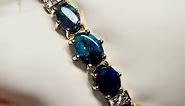 Amazing Solid Black Opal Bracelet.... - Brisbane Opal Museum